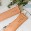 Lehrergeschenk: Ledermäppchen mit Gravur