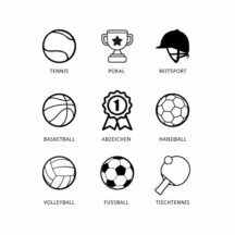 Alle-Sport-Symbole
