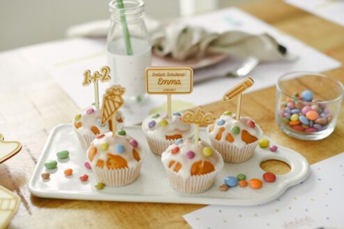 Muffinstecker Set 'Einschulung' personalisierbar