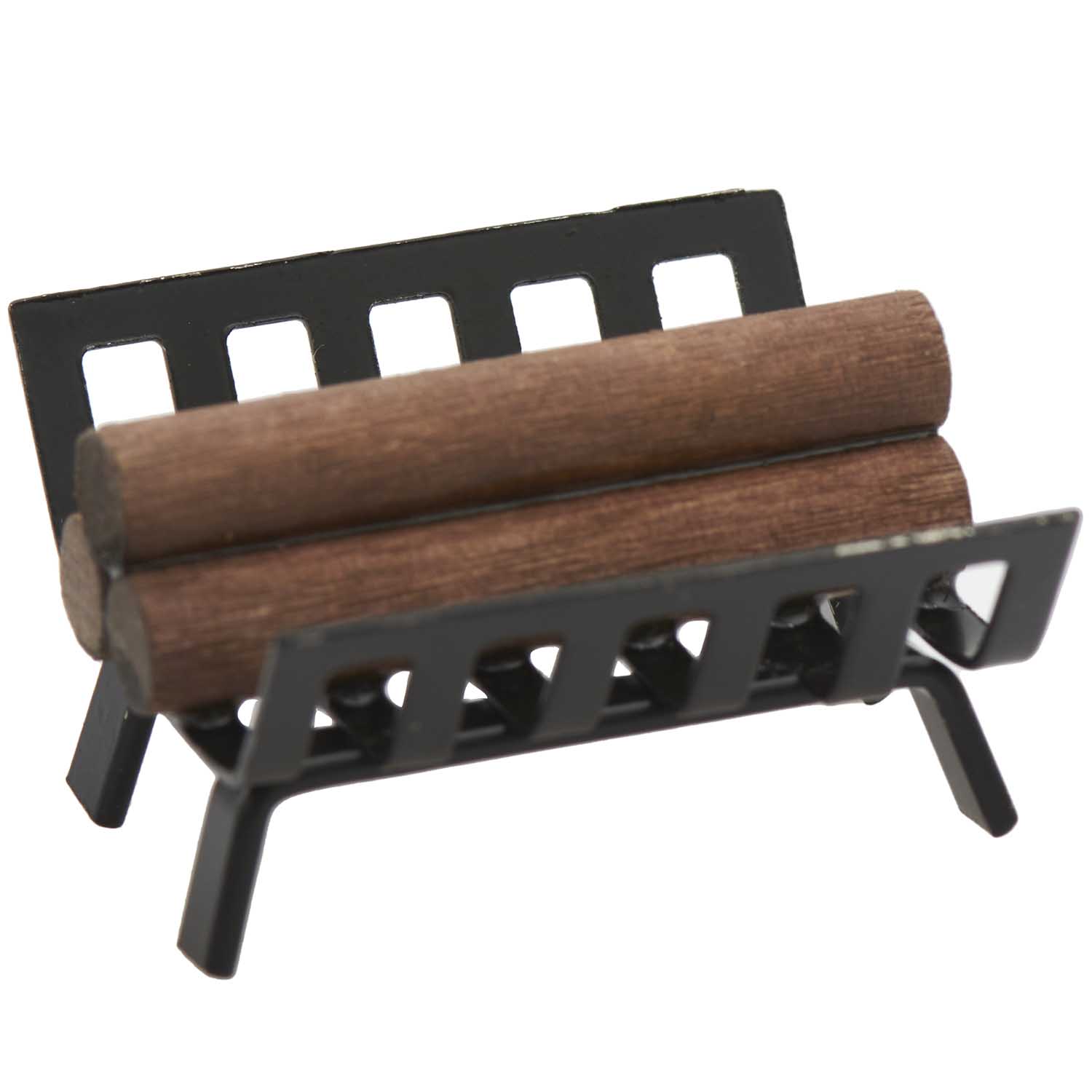 Kaminholzregal Aus Metall 100x100x25 Cm - Schwarz, Bis 350 Kg Belastbar