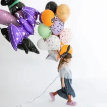 Folienballon Fledermaus lila