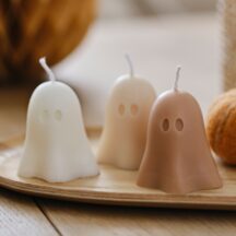 Halloween Geister Kerzen Set
