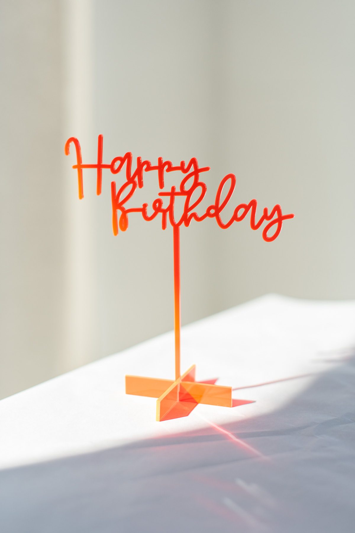 Tischaufsteller ‘Happy Birthday’
