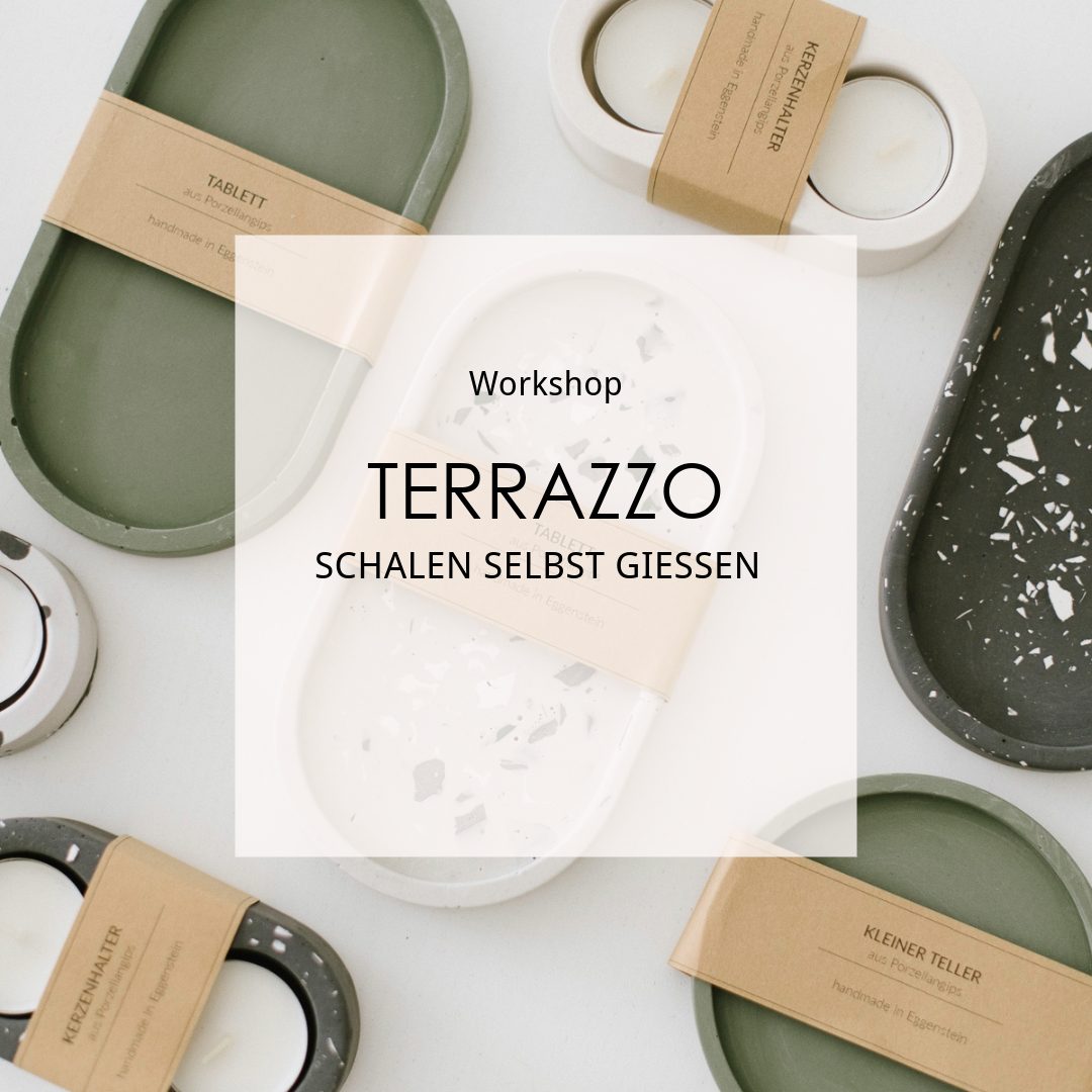 Workshop: Terrazzo Schalen gießen am 24.11.2023 [Digital]