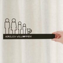 Türschild we are family-2 Türschild we are family-2