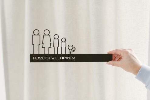 Türschild we are family-2 Türschild we are family-2