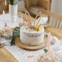 Cake Topper mit Hasenohren Frohe Ostern