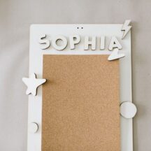 DIY Set Pinwand Name Holz