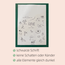 Anforderungen individuelle Gravur.