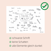 Voraussetzungen für die individuelle Gravur