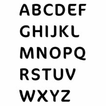 Buchstabe Acryl Cocoon alle Buchstaben