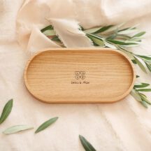 Holztablett Ringschale Eiche mit Namen-3