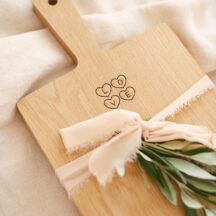 Schneidebrett Hochzeit LOVE mit Namen-4