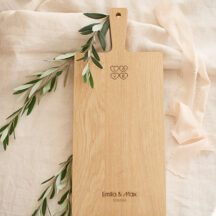 Schneidebrett Hochzeit LOVE mit Namen-6