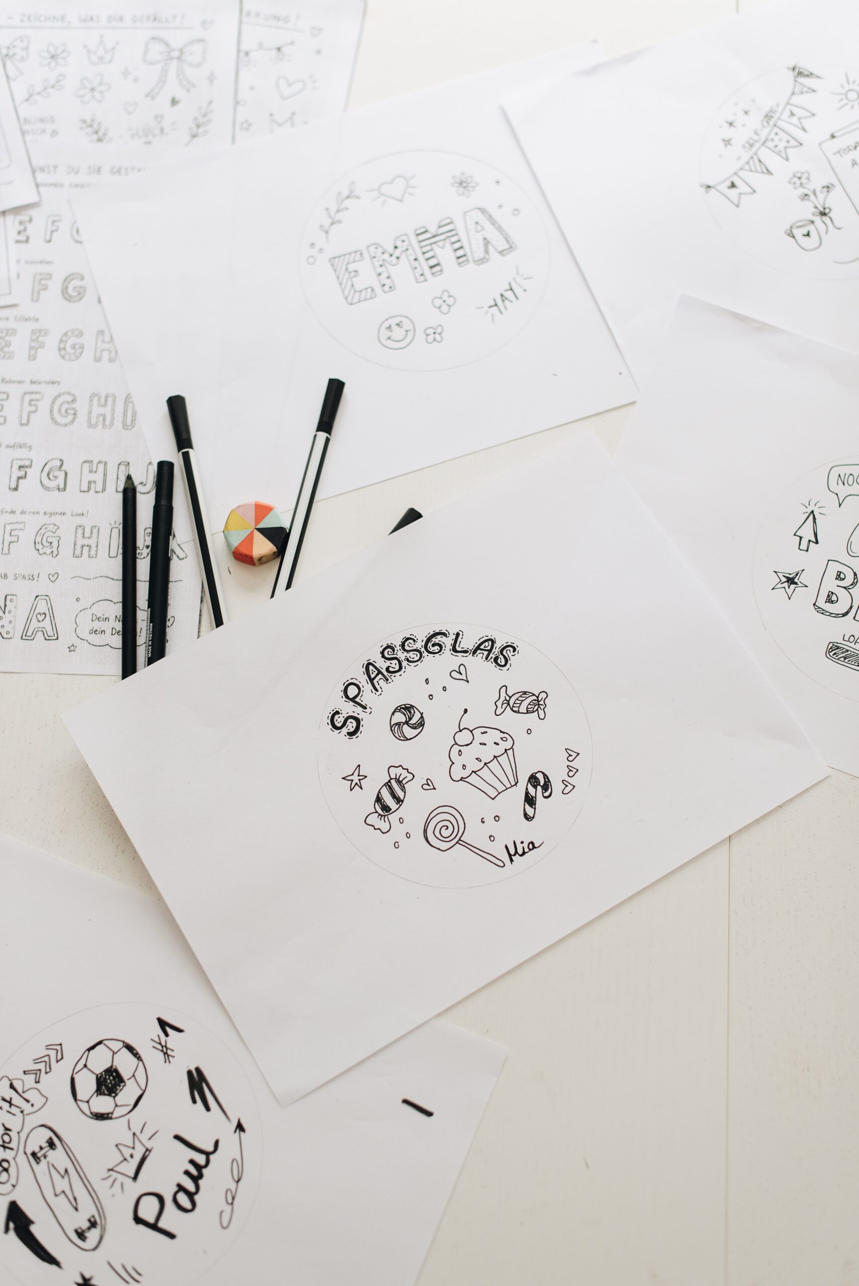 Kreativer Workshop mit Lasergravur für Kindergeburtstag