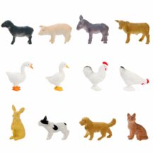 Wichtel Miniatur Bauernhof Tiere 12 Stück