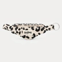 Leopardenmuster Ecru Schlüsselanhänger in Bananenform Côme