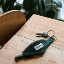 Mini-Bauchtasche Côme als Schlüsselanhänger mit Reißverschluss für Kleinigkeiten