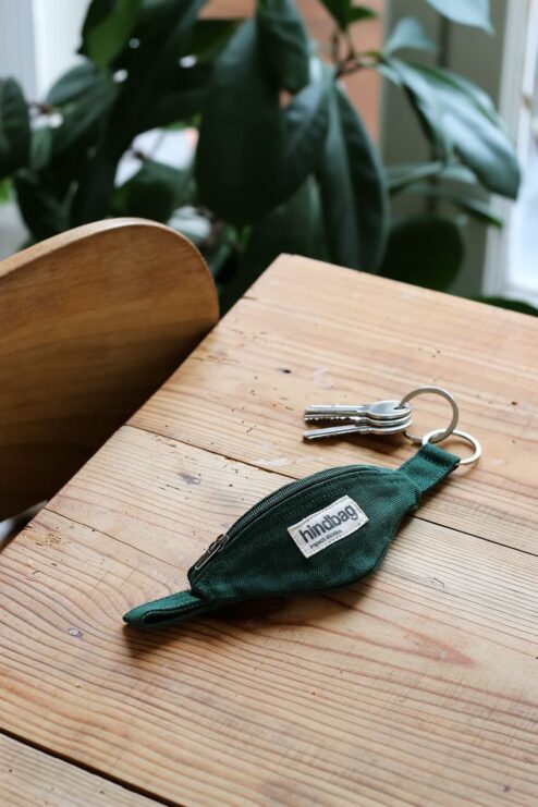 Mini-Bauchtasche Côme als Schlüsselanhänger mit Reißverschluss für Kleinigkeiten