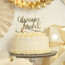 Always and forwever Cake Topper