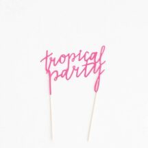 Cake Topper Tropcial Party-1