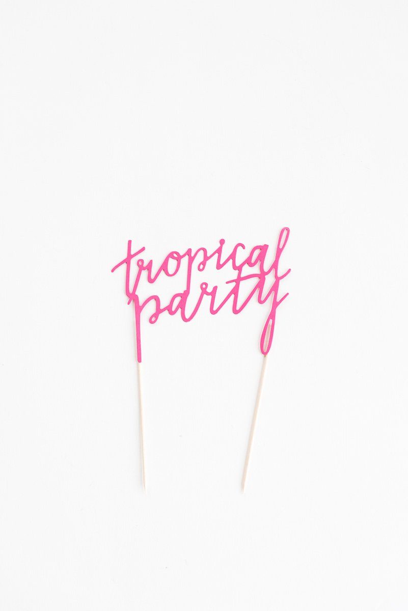 Caketopper Tropical Party