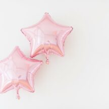 Folienballon Stern rosa-002