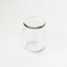 Bauchige kleine Glasvase