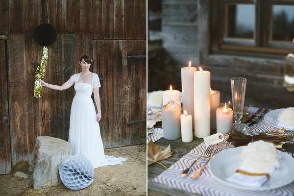 Hochzeit im Winter mit Gold und Glitzer von Fraeulein K sagt Ja 15