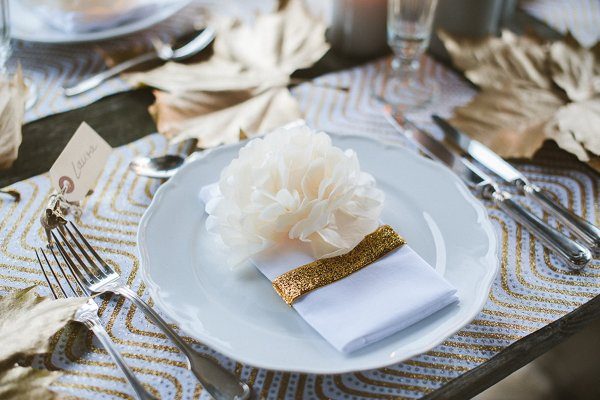 Hochzeit im Winter mit Gold und Glitzer von Fraeulein K sagt Ja 5