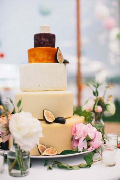 Hochzeitstorte aus Käse