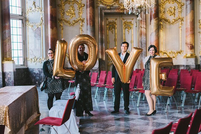 Katja Heil Fotografie - Great Gatsby Hochzeit im Schloss Bruchsal31