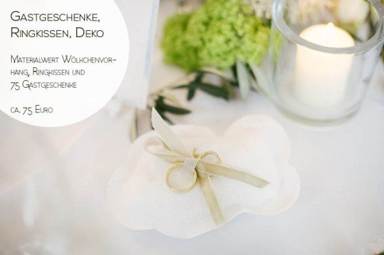 Kommt mit auf Wolke 7! Ein klassisches Hochzeitsträumchen und eine Mini