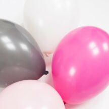 5 Luftballons pink