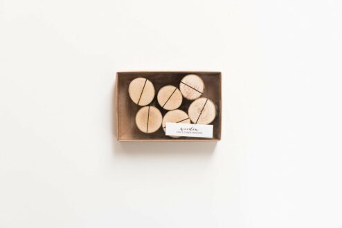 Platzkartenhalter aus Holz