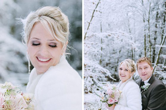 Winterhochzeit im Schnee 16