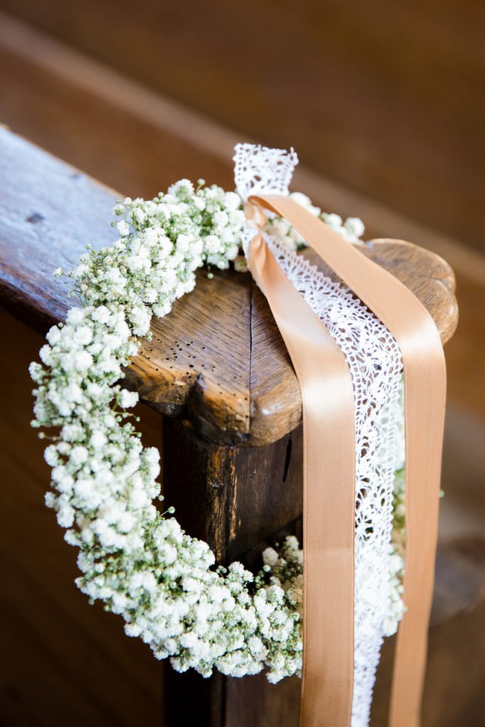 Kirchenschmuck Winterhochzeit