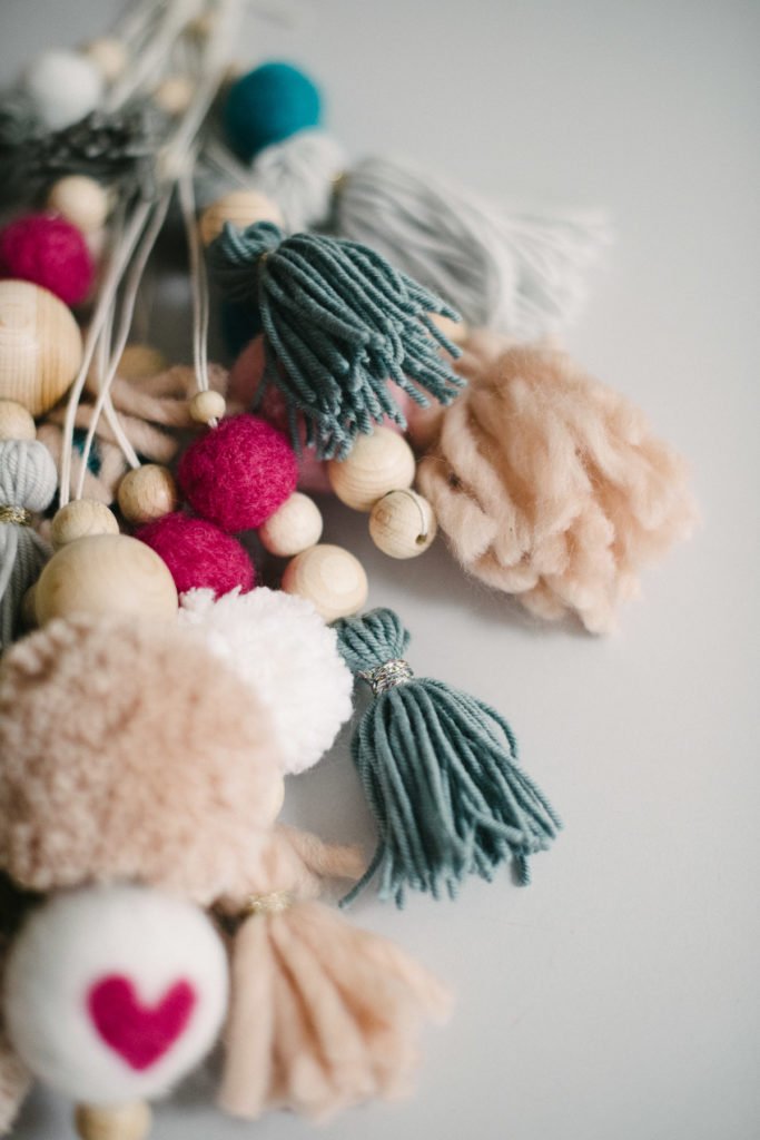 Tassel und Pompoms aus Wolle