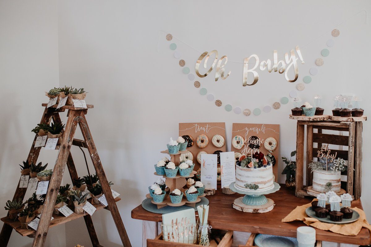 Boho Babyparty-Deko-Set Für Mädchen – Inkl. Banner, Wabenbälle, Papierblumen & Mehr