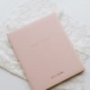 Gästebuch powder pink mit Folienprägung