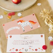 Einladungskarten Pferdeparty Kindergeburtstag