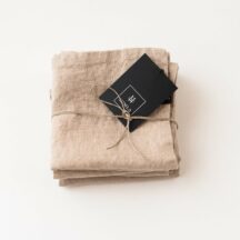 Himla Leinenserviette Sunshine Mind beige