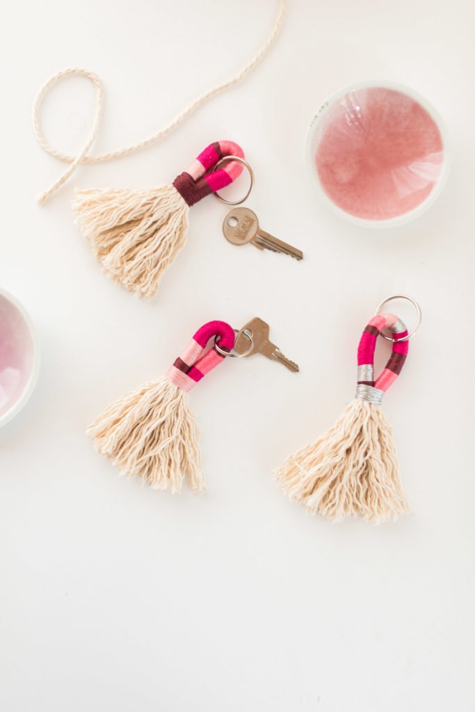 DIY Anleitung Schluesselanhaenger Tassel Quaste