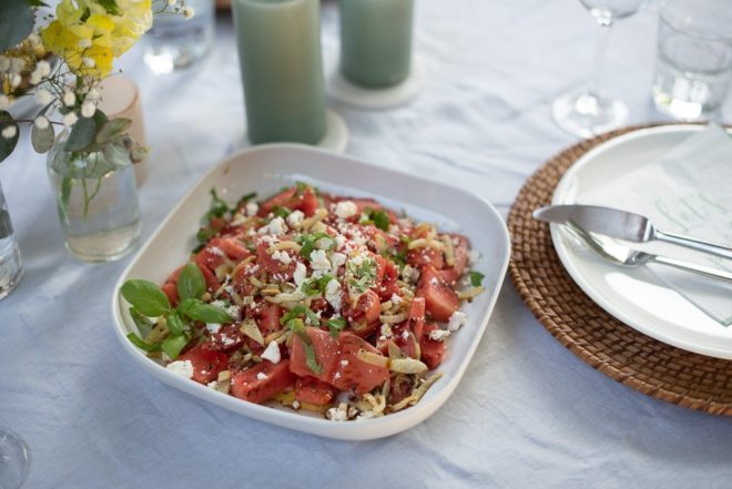 Melonen Salat