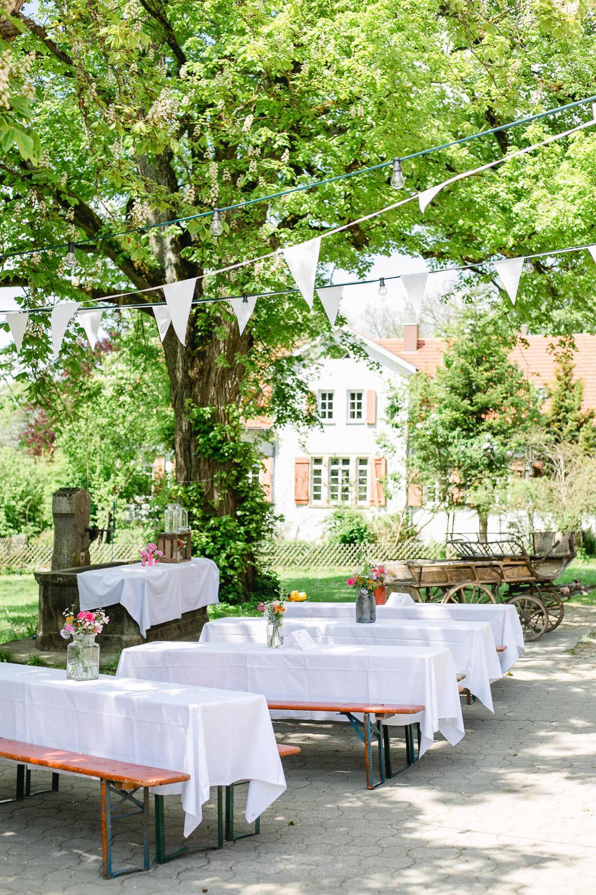 Hochzeit im Freien - 5 Tipps, die ihr bei der Planung eurer Sommerhochzeit im Garten beachten solltet: Terminplanung, Wetter-Tipps, ...