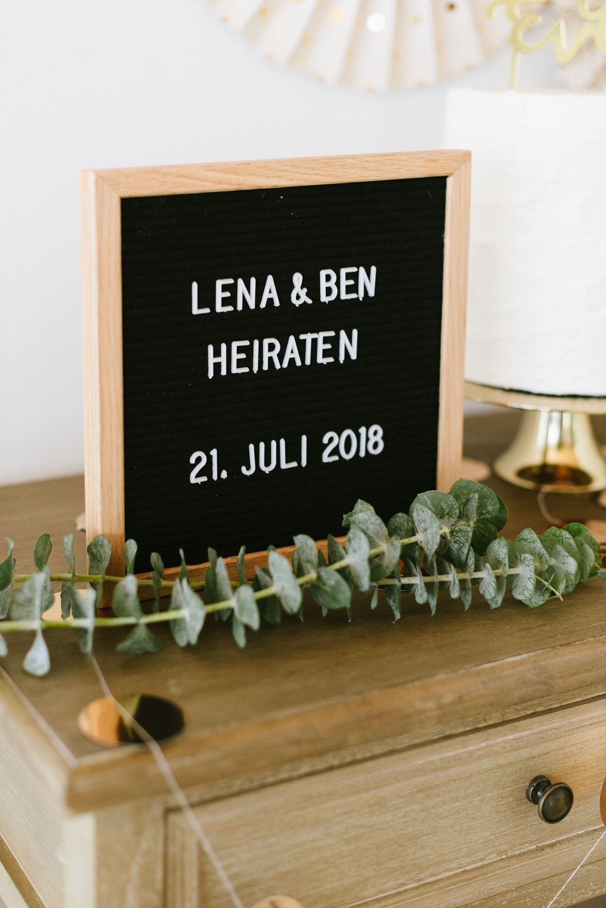 Hochzeitskonzept finden