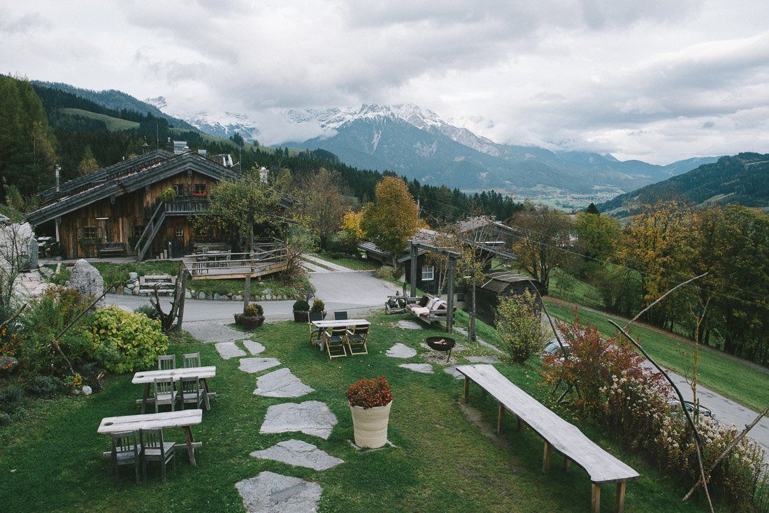 Dorf Priesteregg Österreich