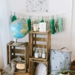 Dekoration Kindergeburtstag Motto Weltreise