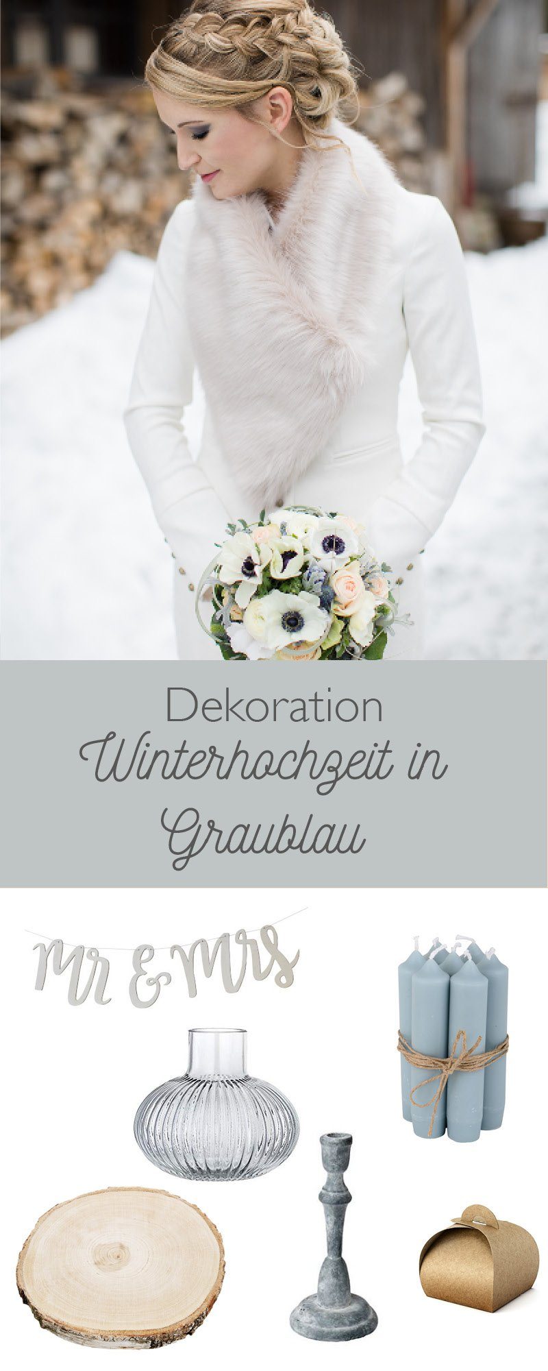 Shop Dekoration Winterhochzeit